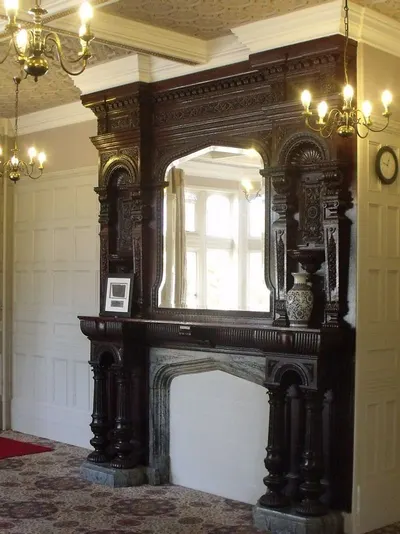 Hand Carved Black Marble Door Frame Surround by Quyang Huicheng Sculpture Group