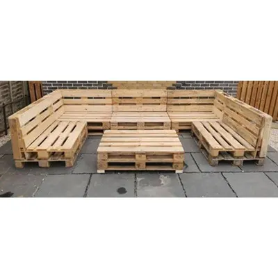 Secondhand wooden pallet