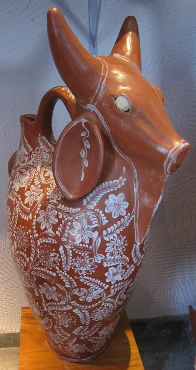 Butterfly Brown Urns by Good Home Inc.