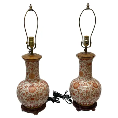 Table Lamp  Brown Base by Disoo Fashions