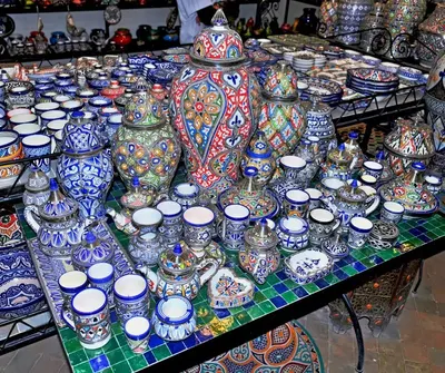 Blue Pottery Bowls