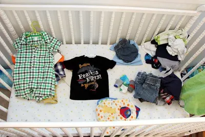 Scary Monsters Patch Baby Boys Tee