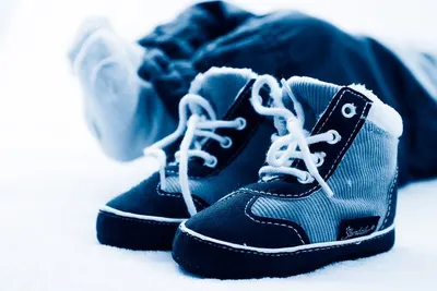 Plane Blue Sneakers by Leather Sparsh