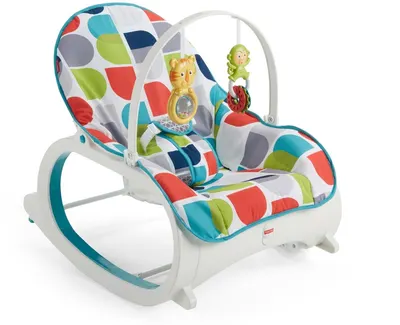 PET Translucent Plastic Rocking Chair