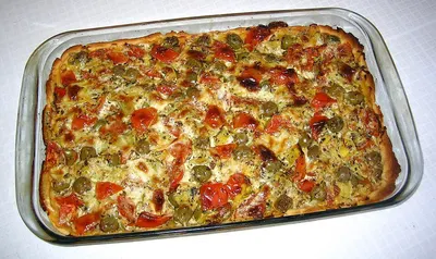 Vegetable-beans baked