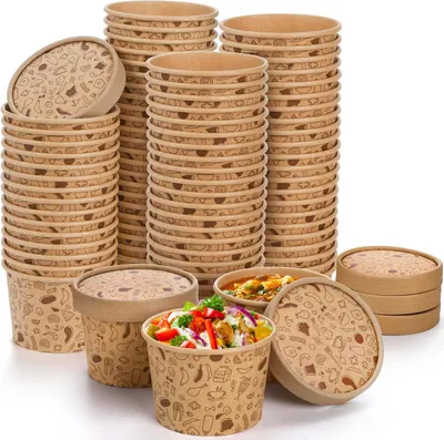 PLA Coated Paper Soup Containers