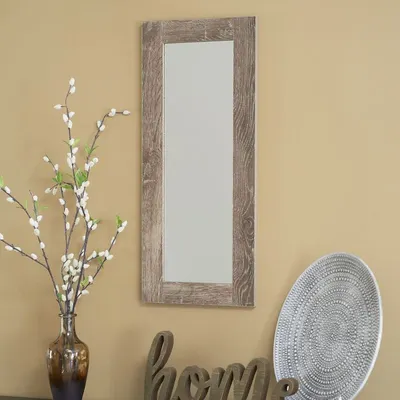 Wooden mirror frame