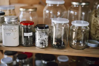Glass jars