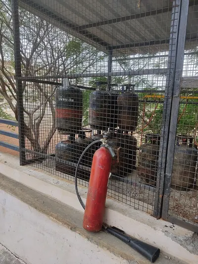 Garbage Bins and Bio Gas Plant