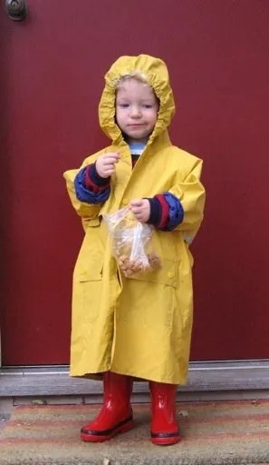 300D Oxford Waterproof Pu Boomer Rain Jacket