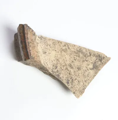 Fake leather triangle