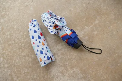 Premium Hand Embroided 2 Fold Umbrells