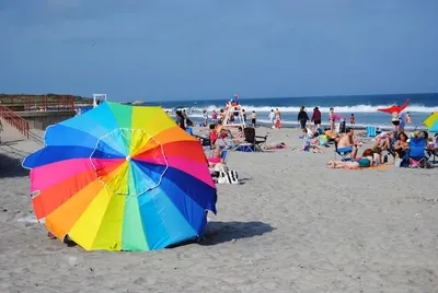 8ft rainbow beach umbrella