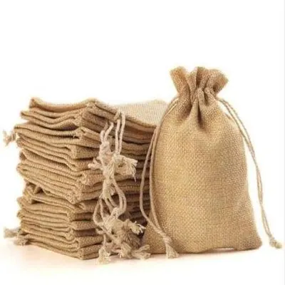 Jute Pouch Candle