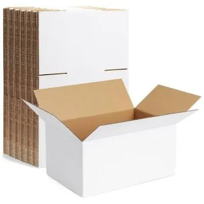 White Corrugated Boxes by Dcgpac