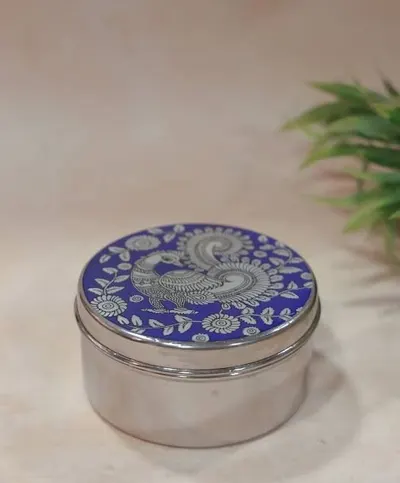 Round Tea Tin Box