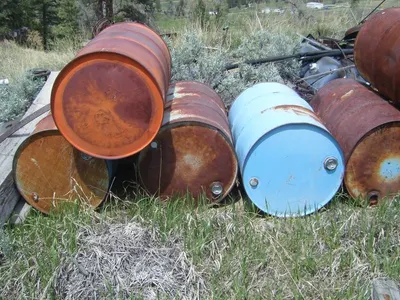 55 Gallon Steel Barrels