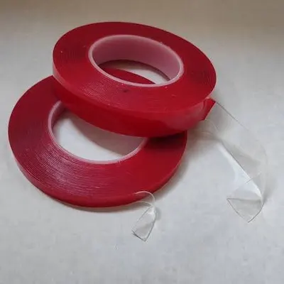 Double Sided Pet Tape With Red Mopp Film