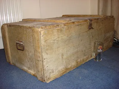 Wooden Clothes Trunk With Lock by 99 Gold Data Processing Trading Company Limited