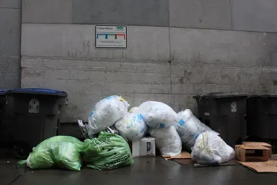 HDPE Garbage Cans In Bales