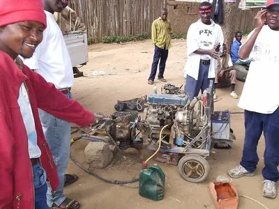 Qtj4-40 Hollow Block Machine In Kenya