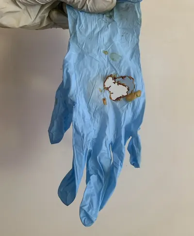 Cotton hand gloves