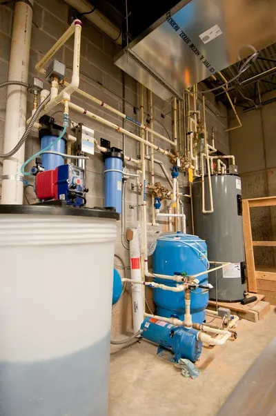 Wood chemical treatment plant