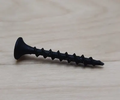 Shaved Head Half Thread Wooden Screw