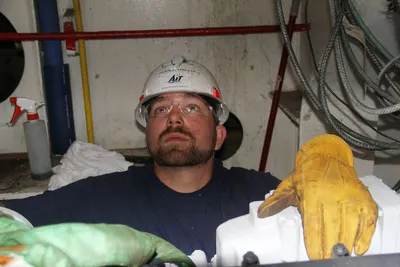V-Shape Coal Miner Hat with Light by China Coal Industry And Mining Group