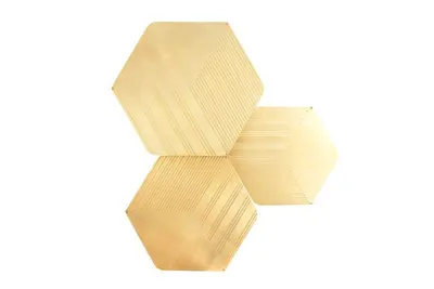 Bee Comb Designer Side Table / Stool