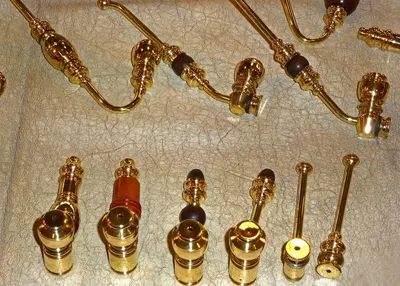 Brass Shower Hinges Two Way Rod Connector