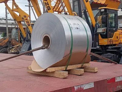 Coated aluminum coil
