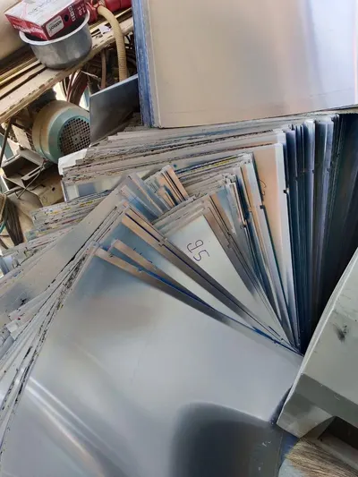 Alucobond Sandwich Sheet Scrap.