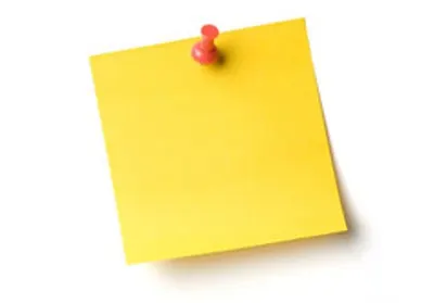 Custom sticky note