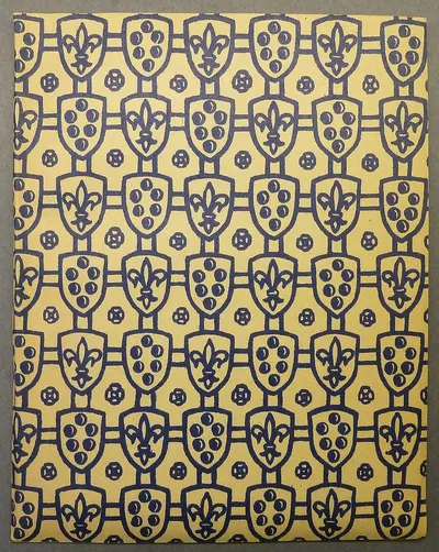 Ajrakh Yellow Hand Block Printed Cotton Fabric by Aditya Consultant