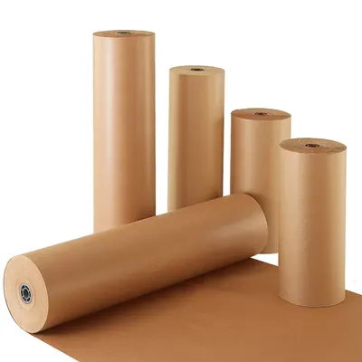 Natural Clay Packaging Kraft Paper Roll by Shanghai TSURE Industry Co., Ltd