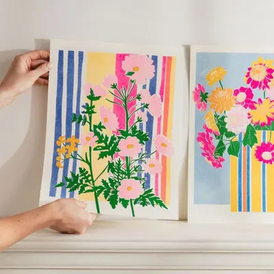 Modulated Floral Oil Series