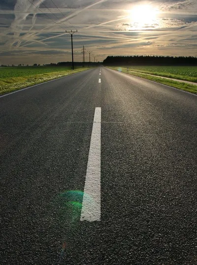 Luminous road marking paint