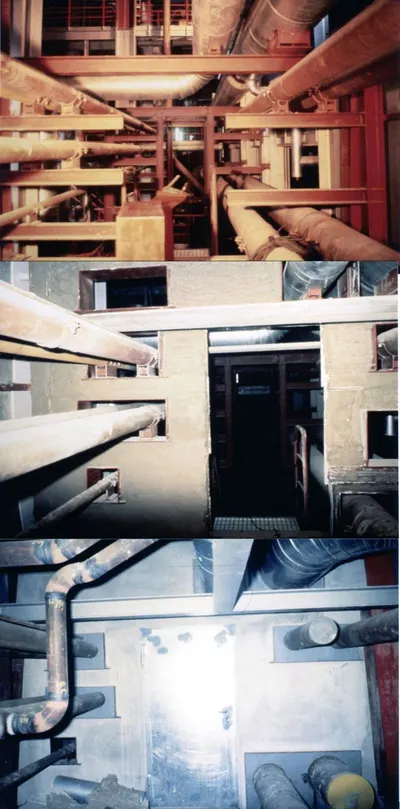 Walking beam heating furnace