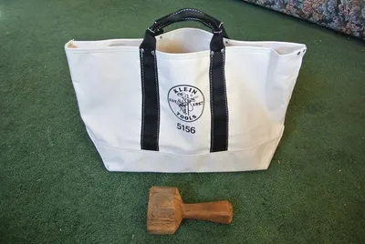 Heavy Canvas Zippered Tote Bag