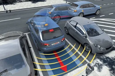 Led display parking sensor