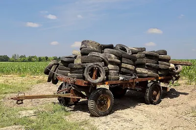 Used tires for cars and trucks