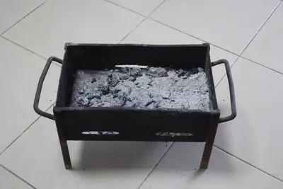 Burned Rice Husk Charcoal