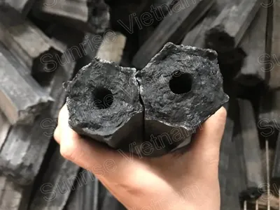 Hexagonal Charcoal Briquette