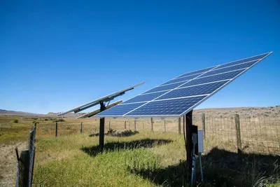 Orbit solar electric fencing