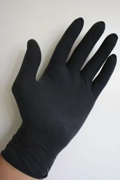 Black Sandy Pvc Glove
