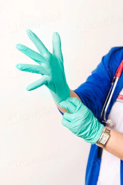 Latex dipped gloves