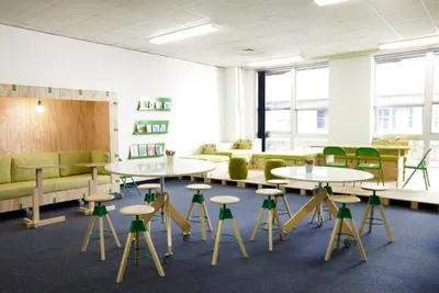 PP Stools with White Arm Wood Base by Hebei Dining Furniture Co., Ltd.