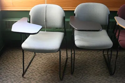 Metal Frame with Upholstered Armless Chair