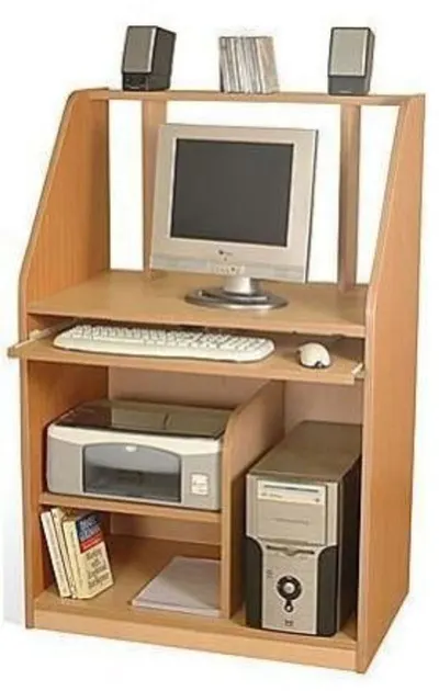 Computer Desk with Bookshelf K shapeed OEM color